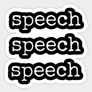 Speech therapy, Speech pathology, Speech language pathologist, slp, slpa, speech teacher Sticker